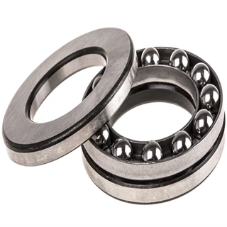 THRUST BALL BEARINGS WITH TWO INNER RINGS