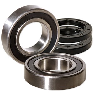 SINGLE ROW DEEP GROOVE BALL BEARINGS WITH A SEAL ON BOTH SIDES AND SPHERICAL MOUNTING SURFACE OF THE OUTER RING